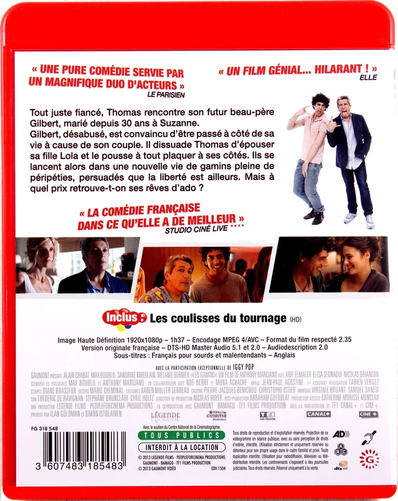 Film Grands Garçons Forever Young Blu-ray Soirée Cinéma Version VO - 2
