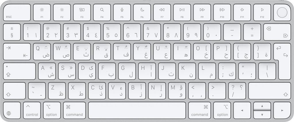 Apple Magic Keyboard con Touch ID per Mac con chip - Arabo Immagine del prodotto 