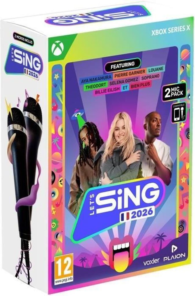 Karaoke Spiel Let's Sing 2026 + 2 Mikrofone, Xbox Series X