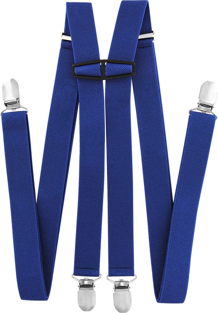 axy Herren Hosenträger 4 Stabile Clips H-Form 2,5cm Breit Produktbild 