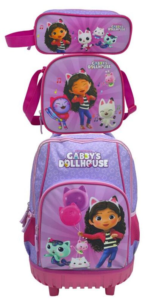 Gabby Schulwagen Set 3-teilig Kinder Trolley