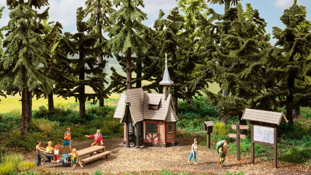 Set de Décoration Ferroviaire H0 Excursion Maison des Sorcières NOCH
