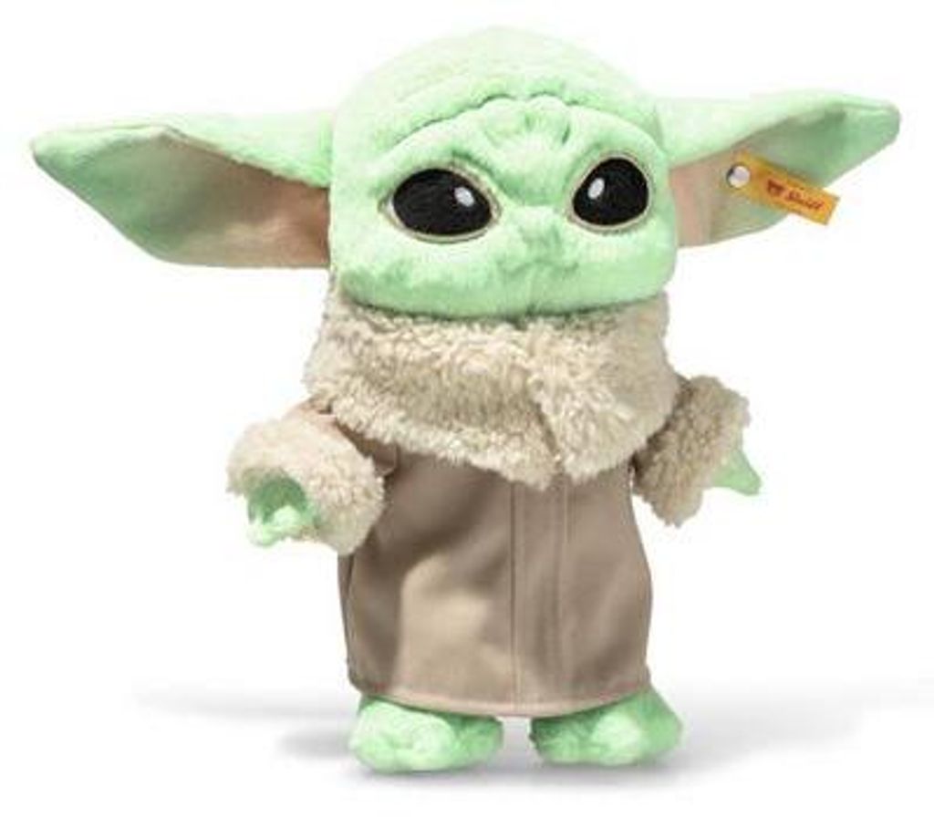 Steiff Grogu stehend 25 cm grün/beige Star Wars 024795 Produktbild 
