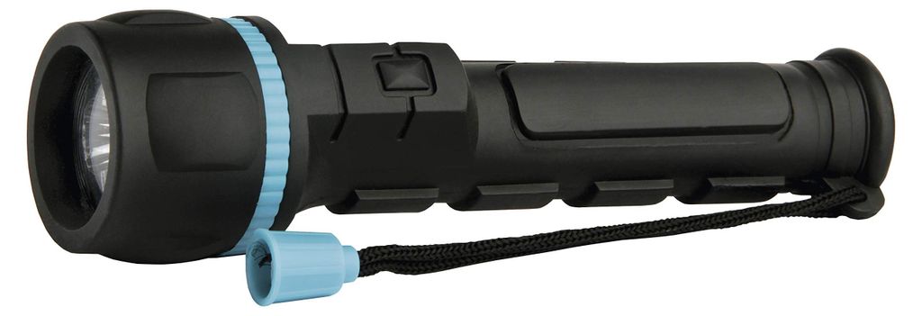 Emos P3861, Baterka, Čierna, Modrá, Plast, Guma, LED, 1 Obrázok produktu 