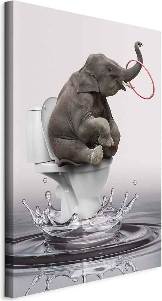 Vliesstoff Leinwandbild - Surfing (1 Part) Vertical 60x90 cm Tiere g-C-0346-b-a