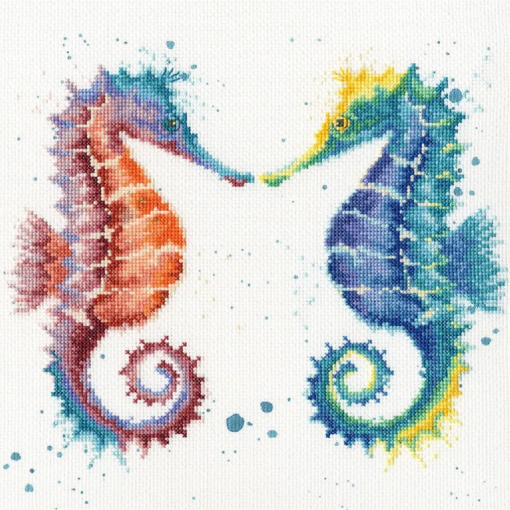 Broderie sans erreur avec le kit point de croix Shall we dance 26cm