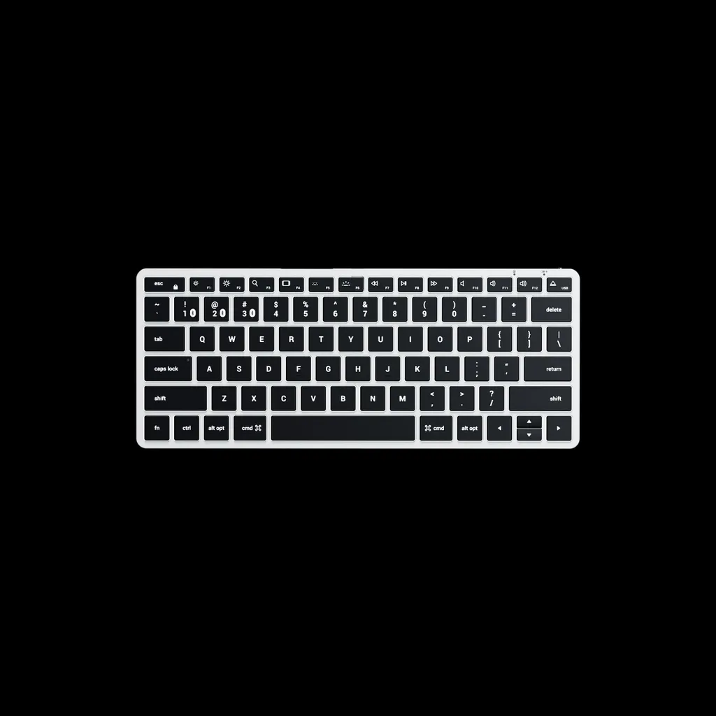 Clavier Compact Bluetooth Satechi Slim X1 Argent pour Bureau et Voyage