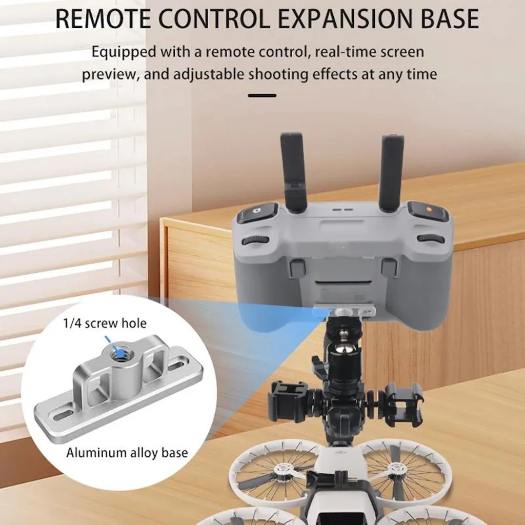Support de Vue au Sol pour DJI Flip Kit de Stabilisation Extension Manuelle