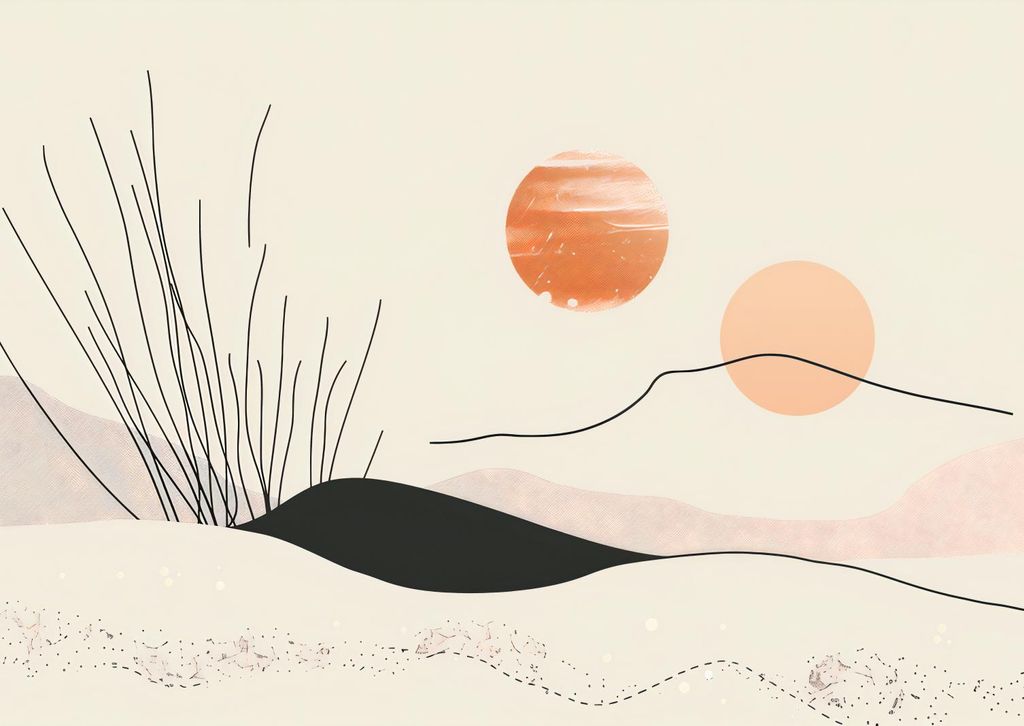 Plakat 84x59,5cm Sanfte Hügel