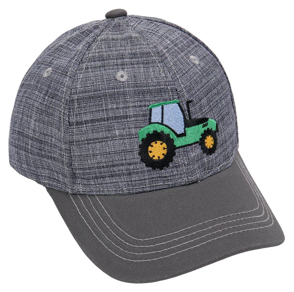 Leoberg Kinder Cap Mütze - Basecap Baseball-Cap Schirmmütze in 101089-grau-22