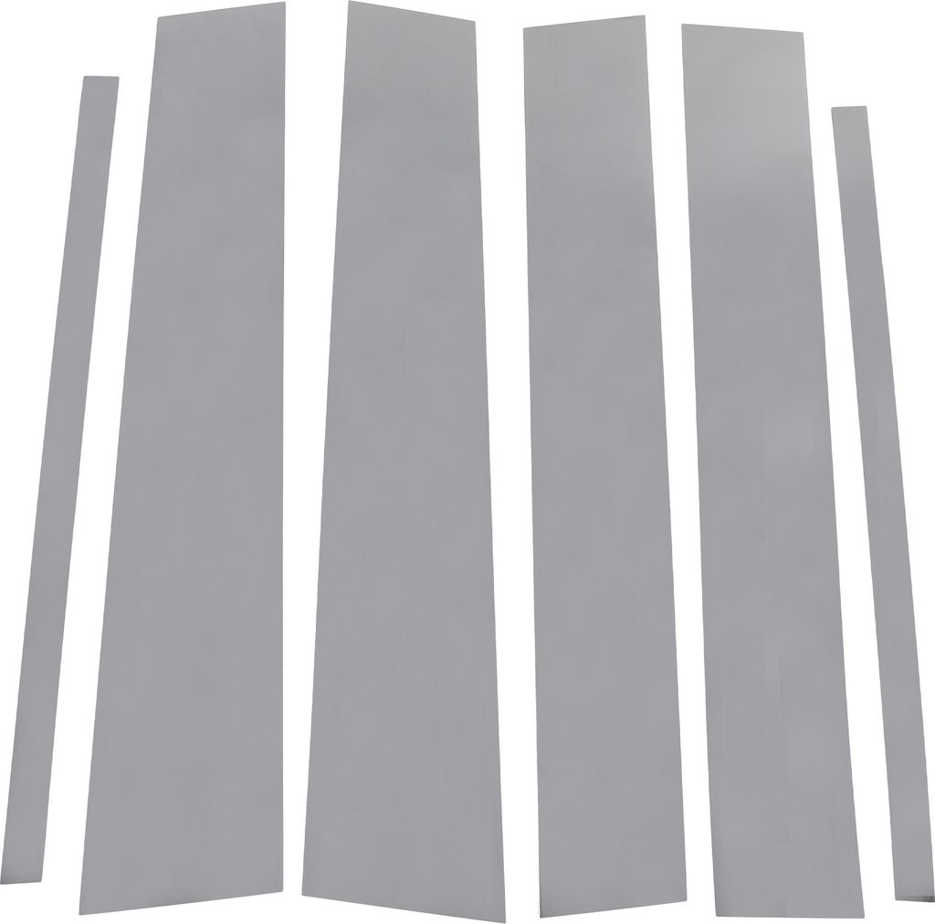 Türpfostenfensterleiste - Auto Front Links Rechts Seite Anti-Kratz-Aufkleber Pfosten Türäußere Abdeckung - für Nissan Titan 2004-2015 Kunststo...