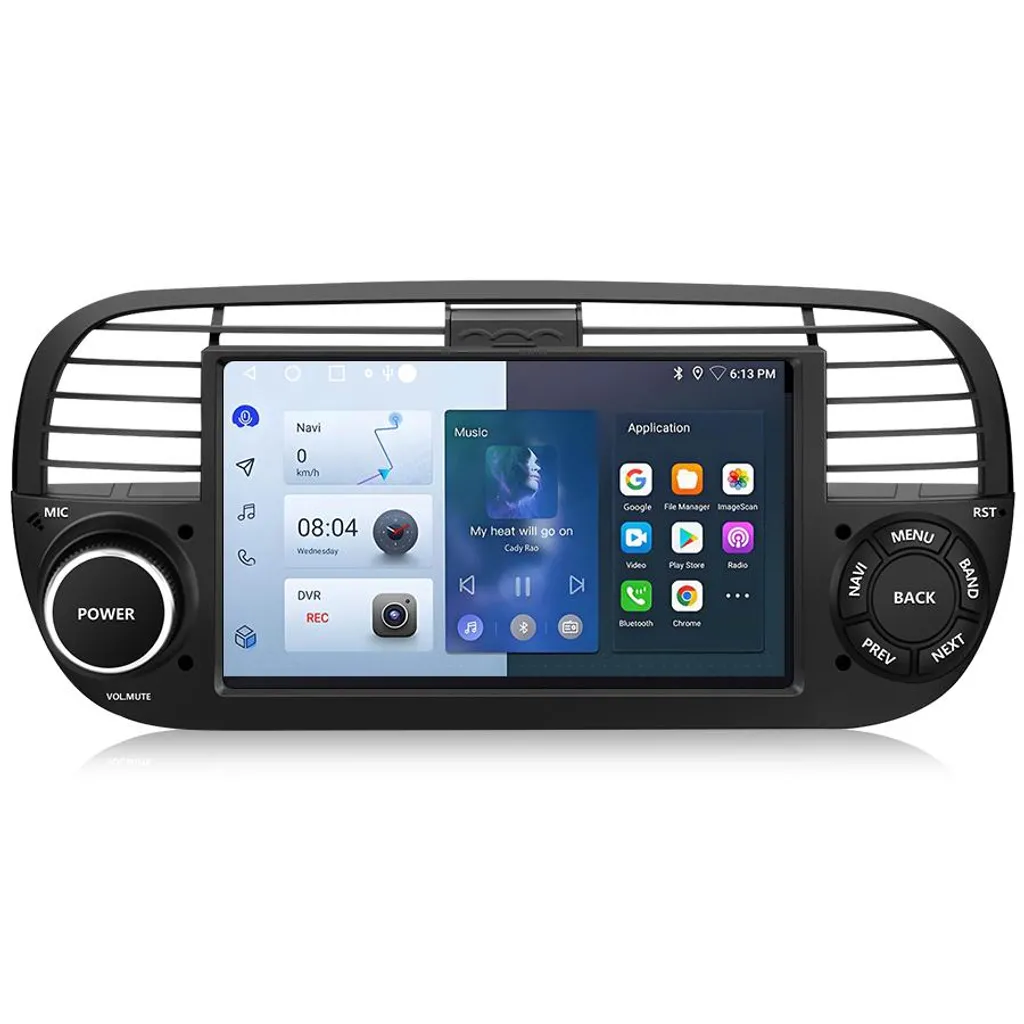 Miglior Prezzo Autoradio Fiat 500 2007-15 7" Android GPS Carplay