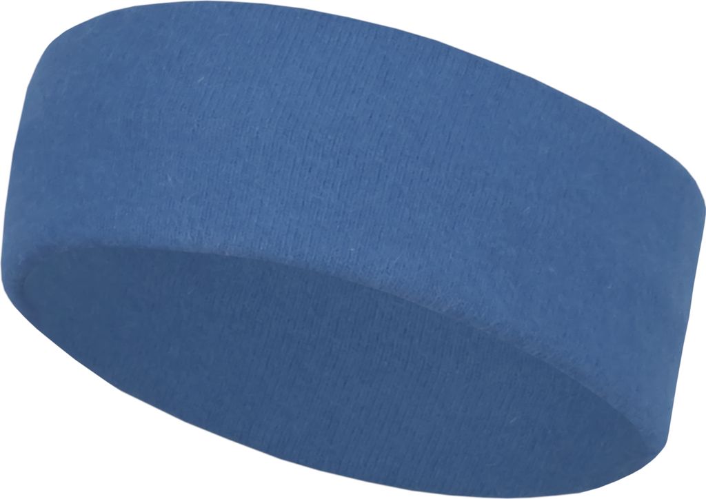 wobera Angora Stirnband für Damen und Herren (Farbe: jeansblau)