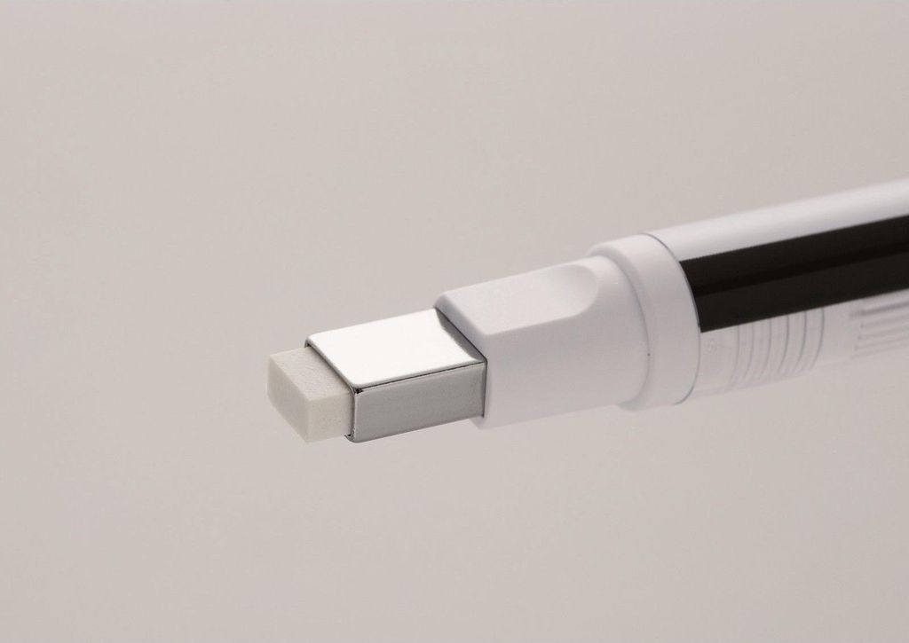 Mono Zero Radierer, Farbe :weißes Design, Härte:flache Produktbild 