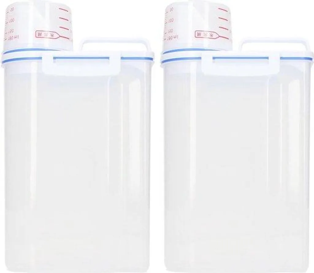 Distributeur de riz en plastique 2,5L avec bec verseur de précision