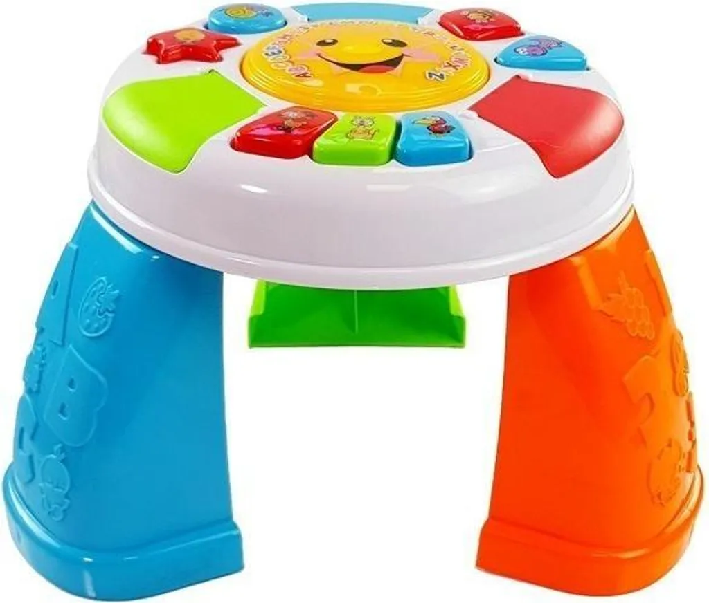 Table d'éveil bébé interactive avec sons variés et touches multicolores - 5