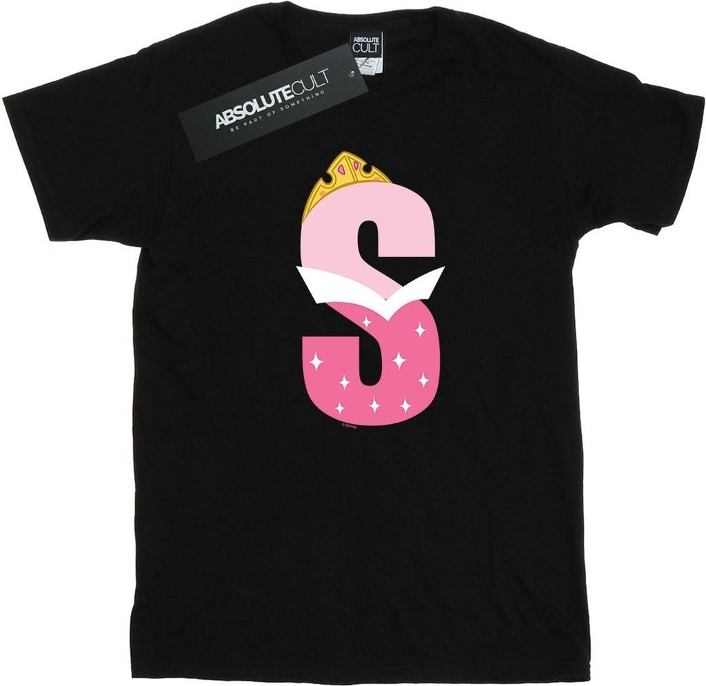 Disney - "Alphabet S Is For Sleeping Beauty" T-Shirt für Herren BI44221 (S) (Schwarz)