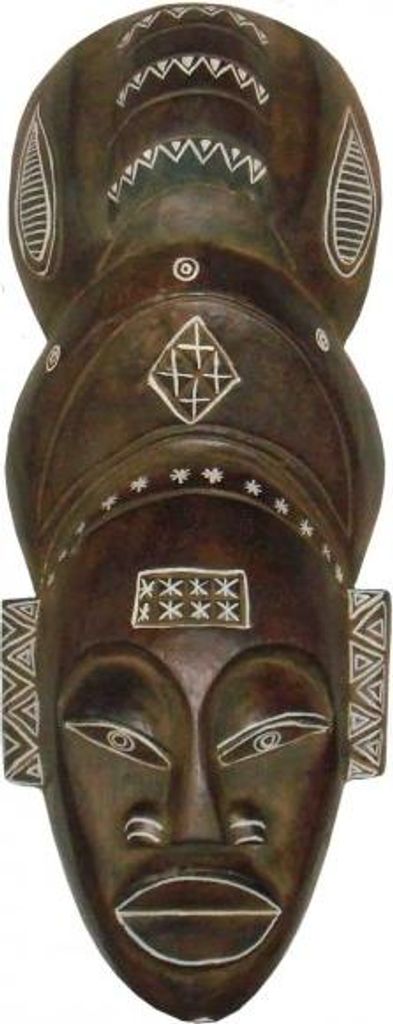 Woru Maske Afrika Afrikamaske Wanddekoration Frau 50 cm