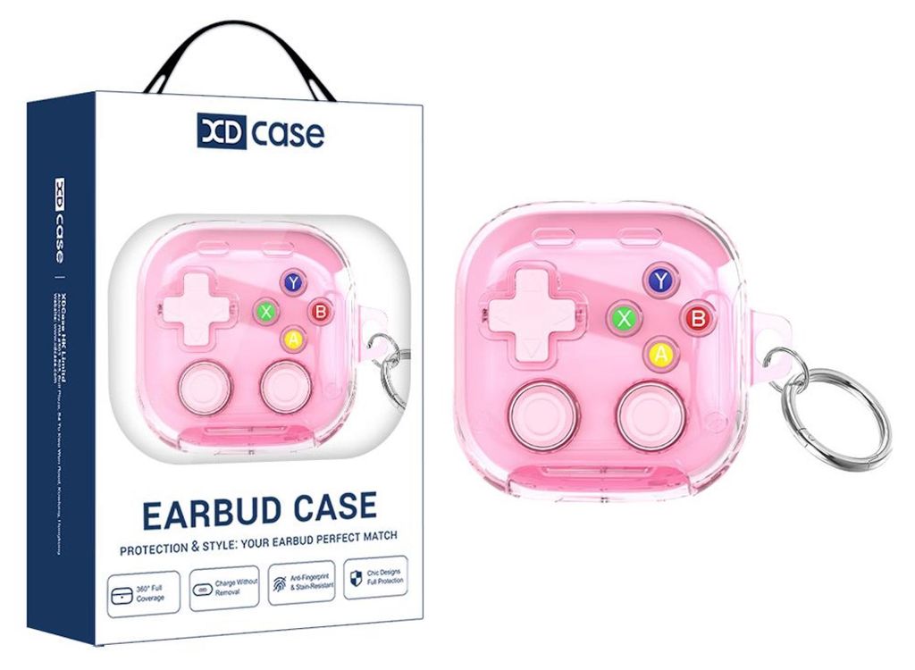 Full Cover Hülle Retro Game Samsung Galaxy Buds 4 / 4 Pro Kunststoff 360 Grad
