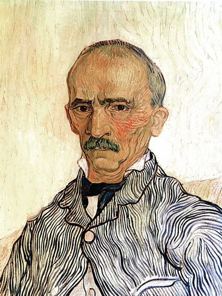 Vincent Van Gogh Kunstdruck Bild - Bildnis Von Charles Trabuc, 1889 (80 x 60 cm)