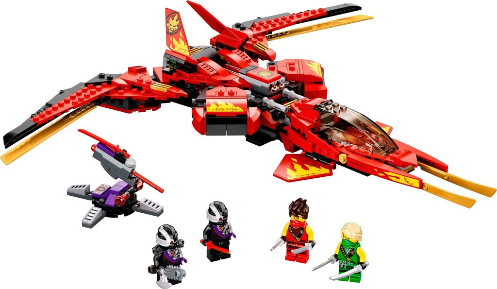 LEGO 71704 NINJAGO Legacy Kais Super-Jet Set de jeu avec Image du produit 