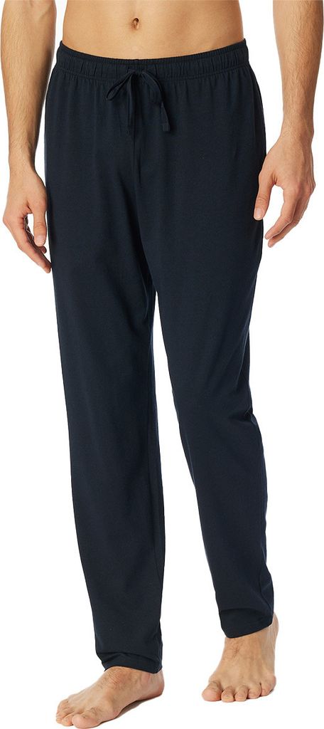 Schiesser Herren Hose lang Gr. 52 dunkelblau