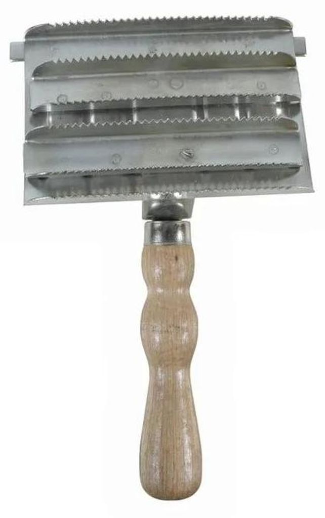 Borstiq Metall Vierkant-striegel Silber Silber One Size