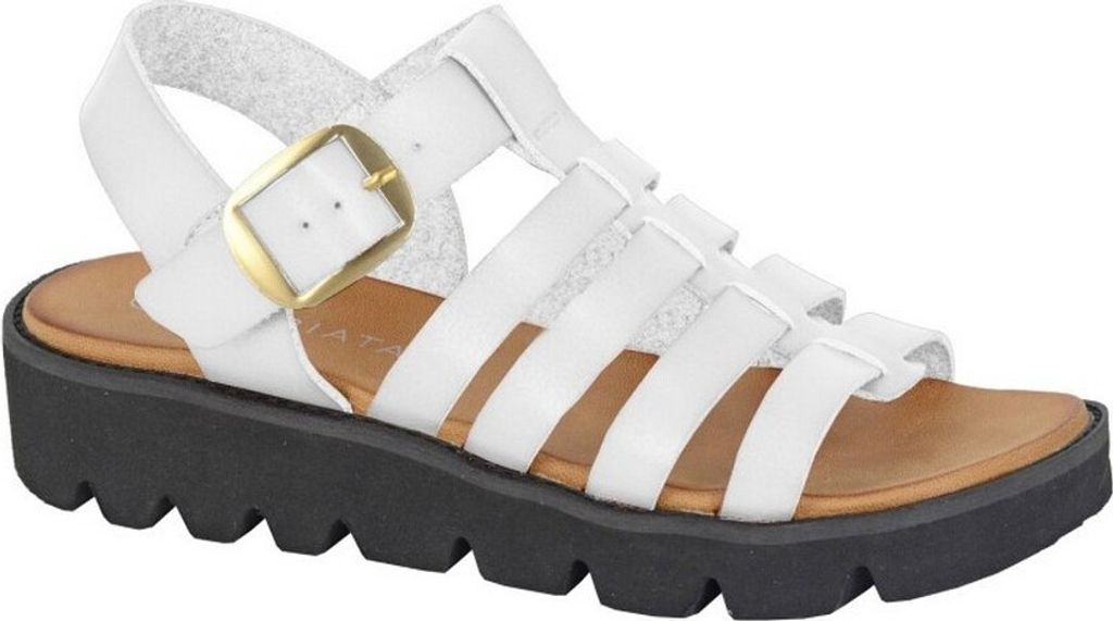 Cipriata - Damen Sandalen "Azia" DF2413 (42 EU) (Weiß)