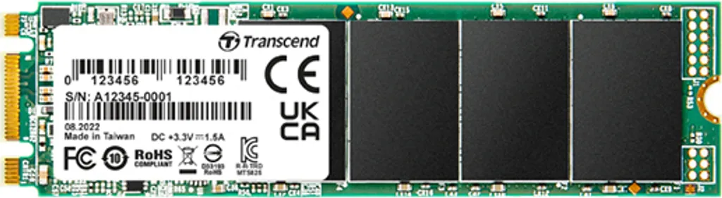 Disque SSD M.2 250Go Transcend MTS825S - Stockage interne SATA III 2280