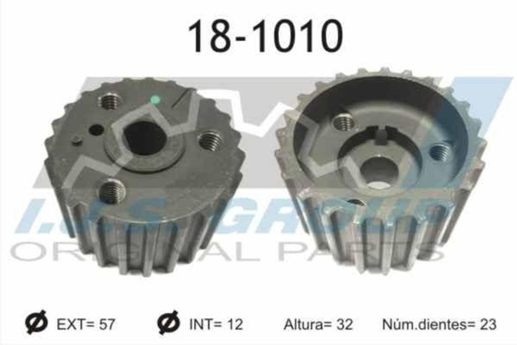 IJS GROUP Zahnrad Verteilerwelle 18-1010 für FIAT PANDA (169) 32mm 12mm 57mm 0,3kg 320g
