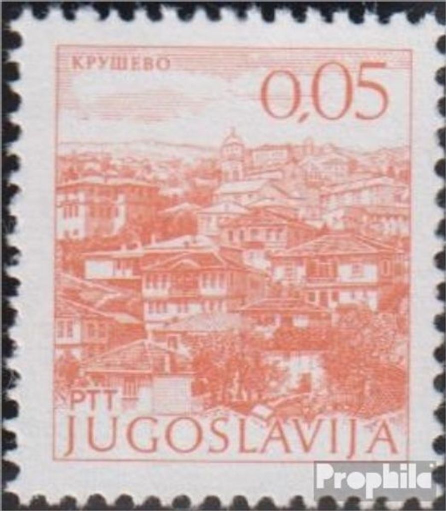 Briefmarken Jugoslawien 1973 Mi 1509II x C (kompl.Ausg.) postfrisch Sehenswürdigkeiten