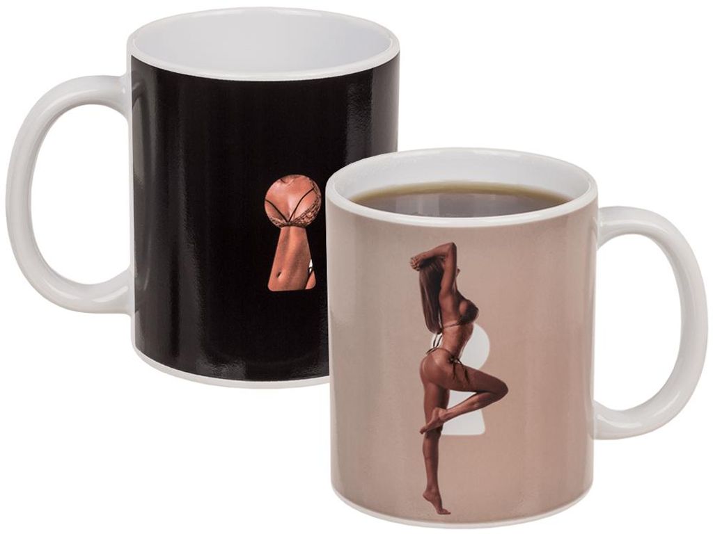 Magic Mug thermochrome mok met vrouwelijk motief Productafbeelding 