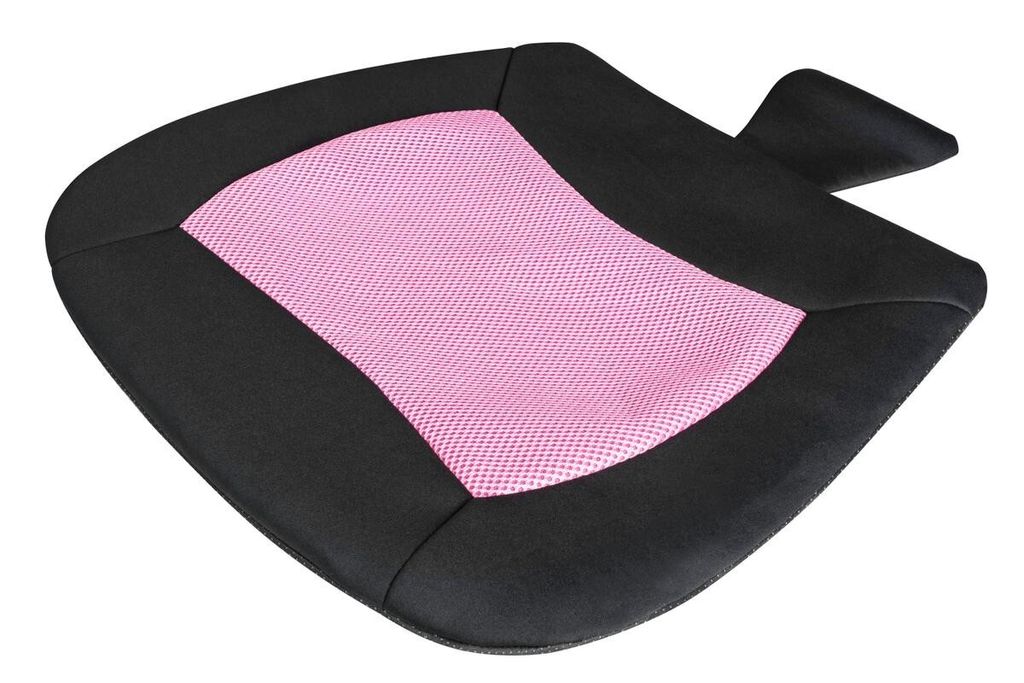 WALSER 27027 Sitzkissen Cool Touch schwarz - pink, Sitzkissen kühlend, Autositzkissen, Sitzpolster