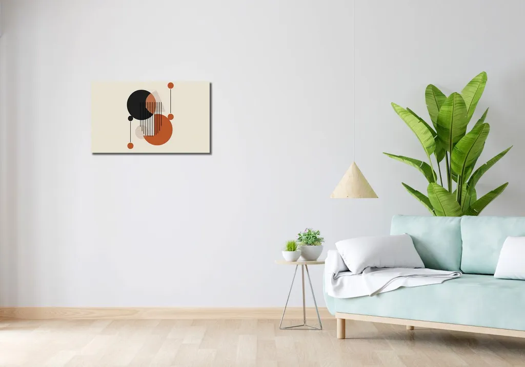Tableau Dynamique et Forme 70x40 cm Format Panoramique Haute Qualité
