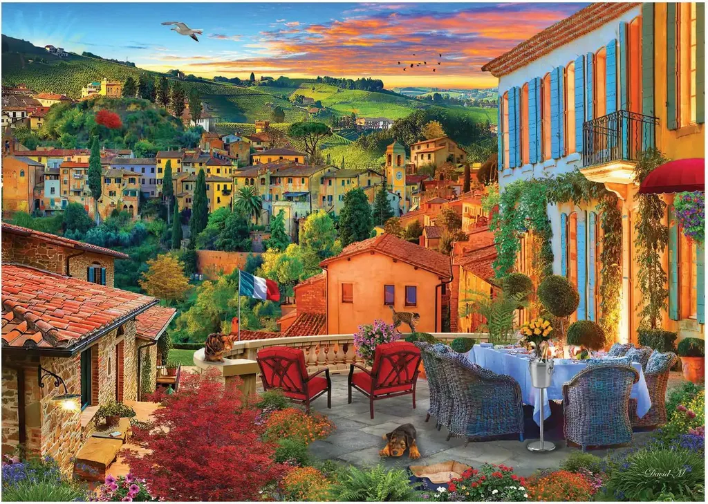 Puzzle Toscane 3000 pièces Anatolien : Idée cadeau déco et loisir