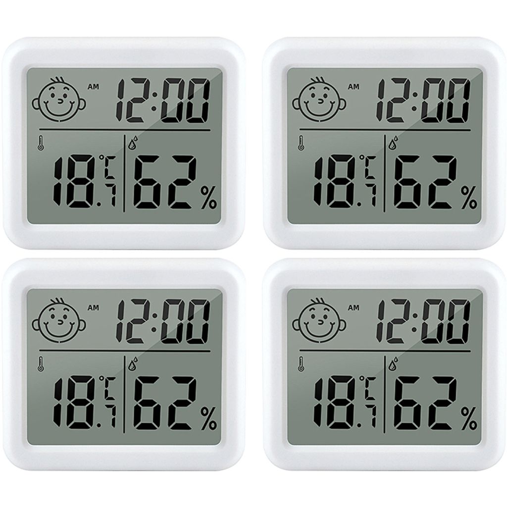 Tragbare 2 in 1 Auto Digital LCD Uhr/Temperatur Display