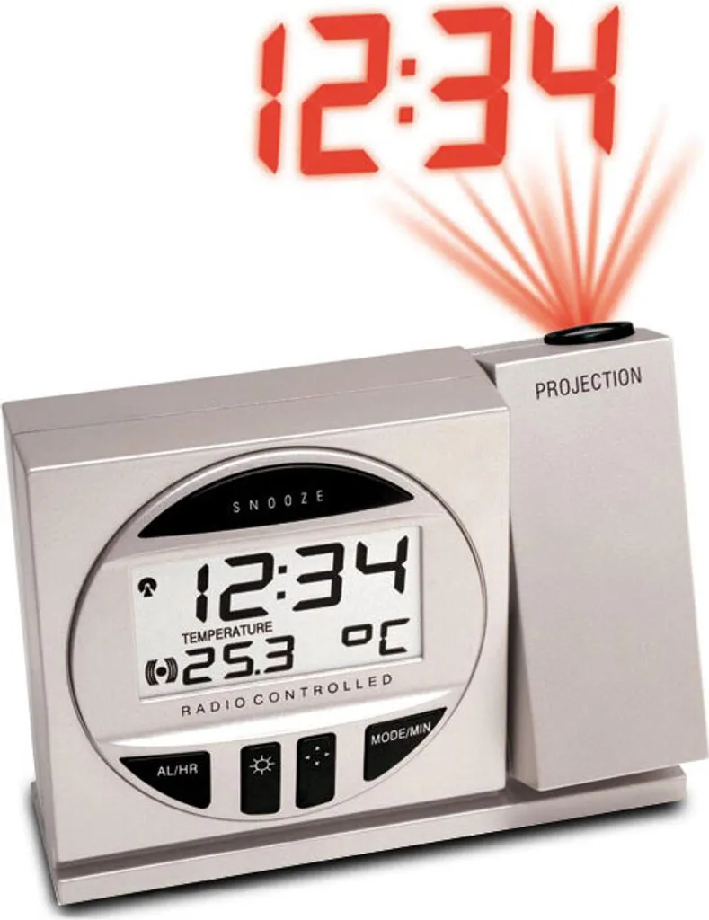Réveil Technoline WT 590 avec Projecteur Orientable et Alarme Programmable - 3