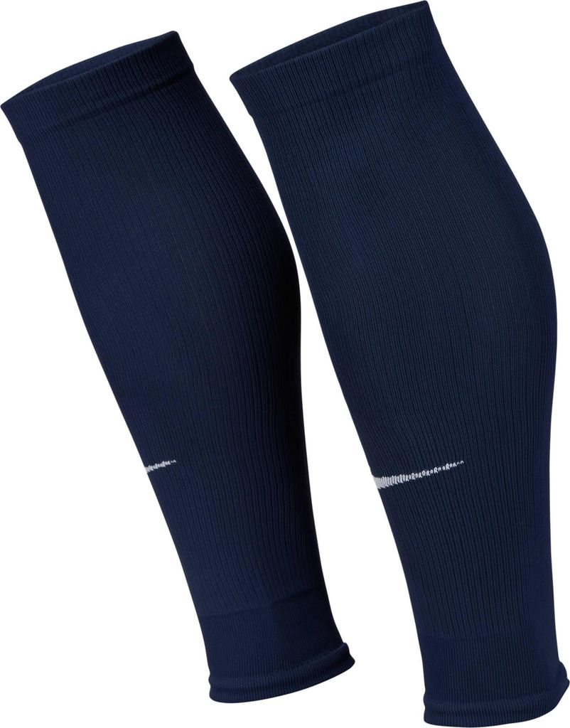 Nike Strike Sleeve Fußball-Stutzen - Midnight Navy/Weiß Midnight Navy/Weiß S/M