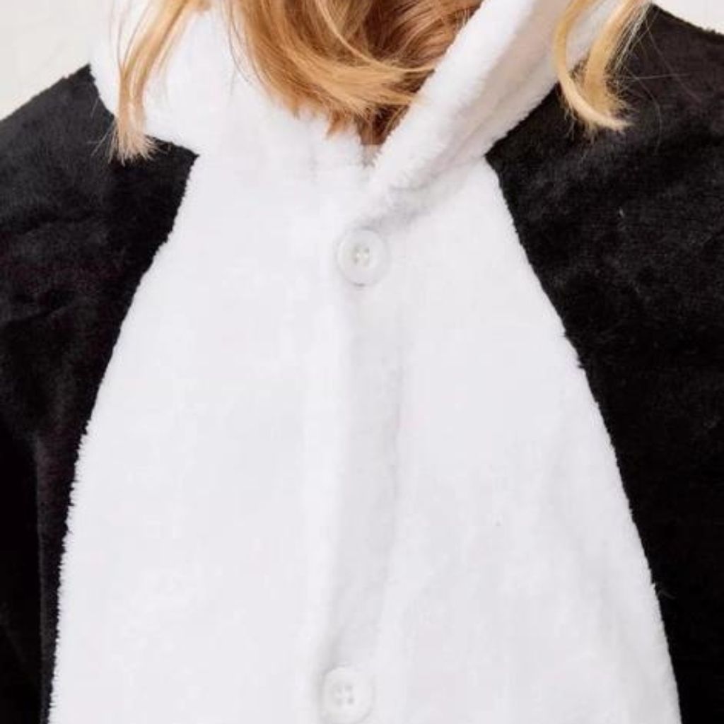 Onesie Kigurumi Pyjama Kostüm für Kinder Panda 128 Produktbild 8