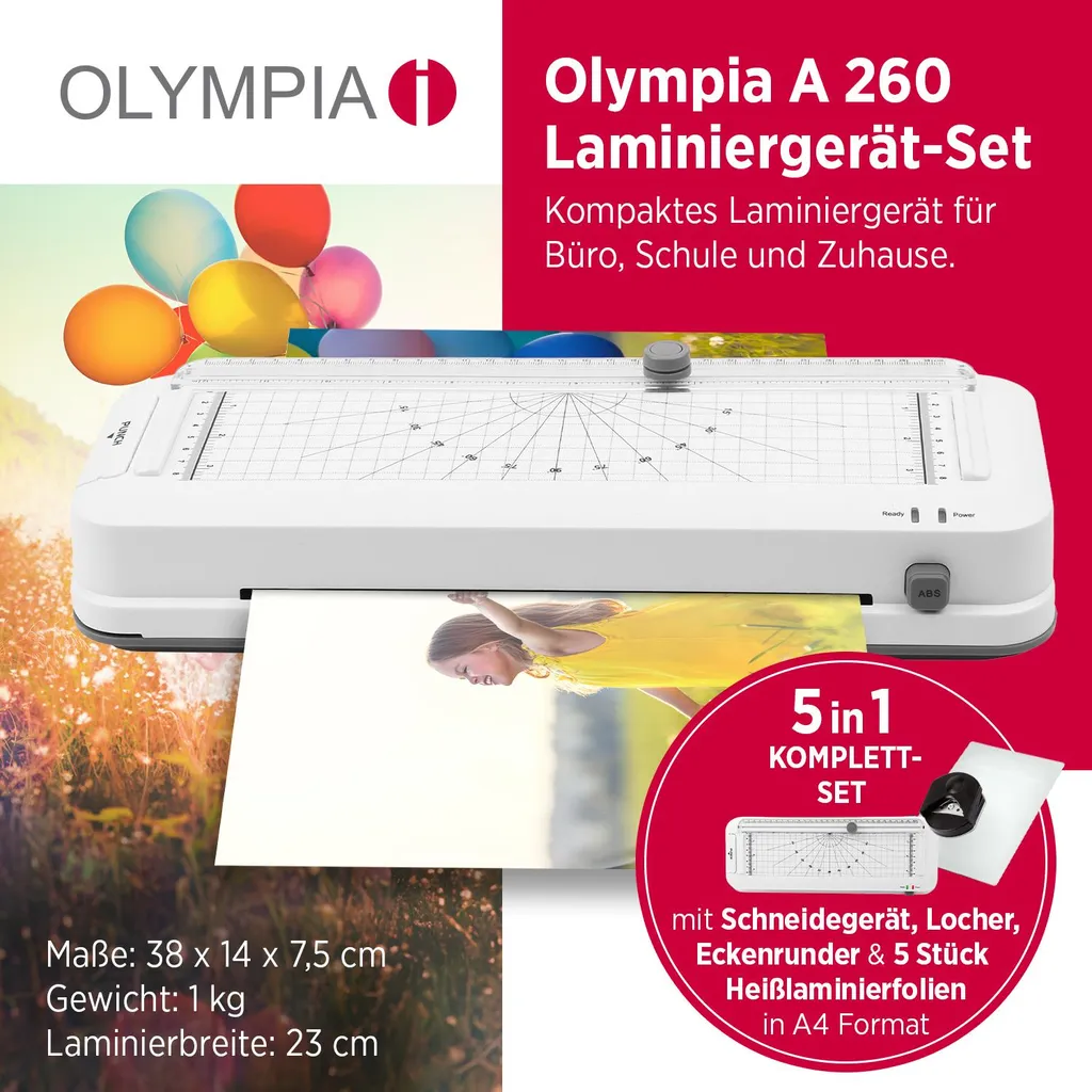 Machine à plastifier Olympia A230 appareil de plastification bureau A4