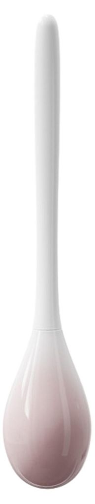 Toilettenbürste mit langem Griff, weichem Silikonbürstenkopf, großflächiger Reinigung, schnelltrocknend, geruchsabweisend, Badezimmer-Reinigung...