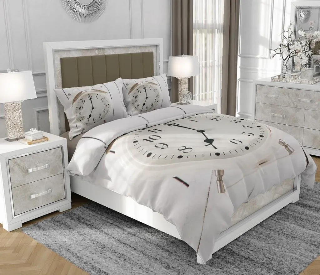 Biancheria Letto 200x220 SOVIO So.0144 - Cotone 100% Design Moderno