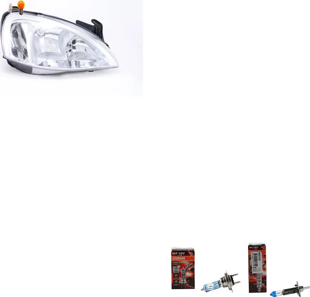 Faro Opel Corsa C Right + Osram Laser 150% | Johns 1216160 93185147