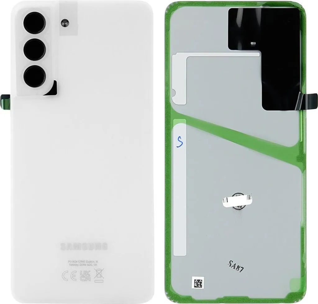 Cache Batterie Samsung S21 FE 5G Blanc - Façade Arrière GH82-26156B