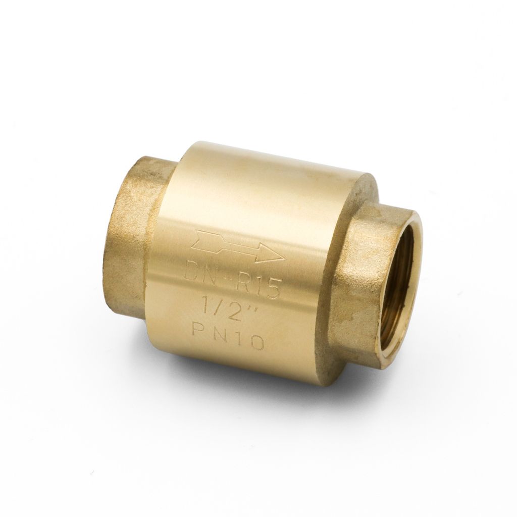 Messing Rückschlagventil Rückschlagklappe 1/2" DN15