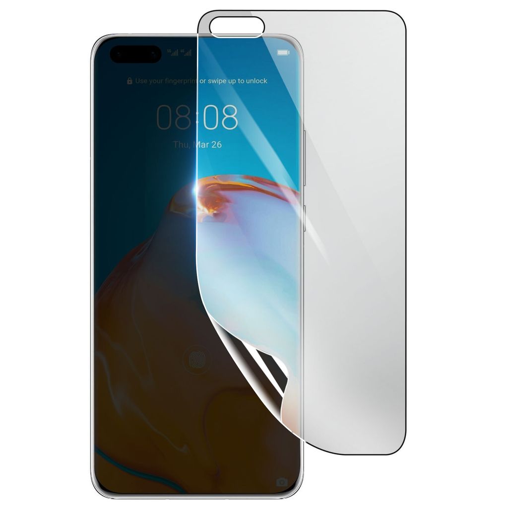 3mk, Stoß- und kratzfester Hydrogel Bildschirmschutz für Huawei P40 Pro Plus, Transparent