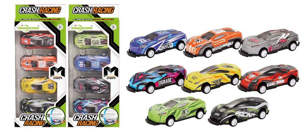 Set 4 Pz Auto 9 Cm Immagine del prodotto 