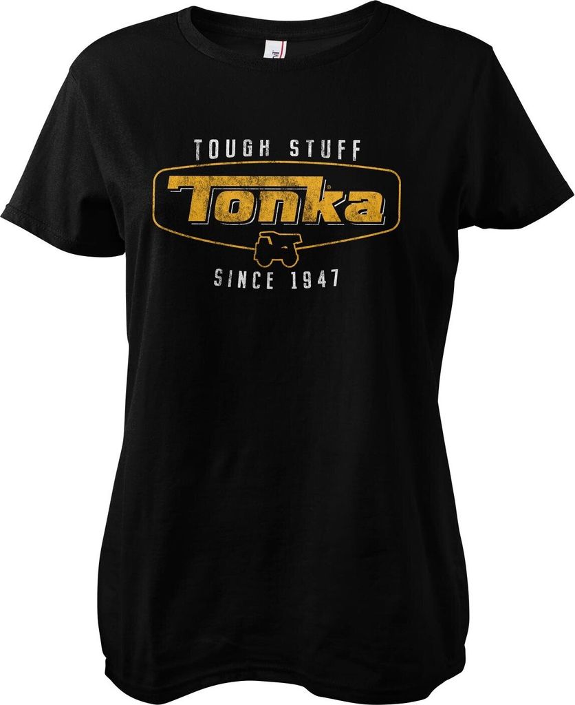 Tonka Tough Stuff Washed Girly Tee - Medium - Black