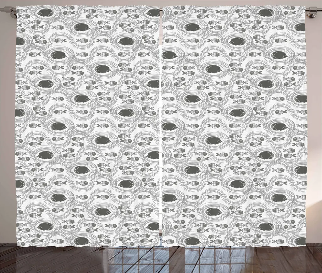 Tende Nautiche Shabby Chic ABAKUHAUS 280x175 Pescato Retro