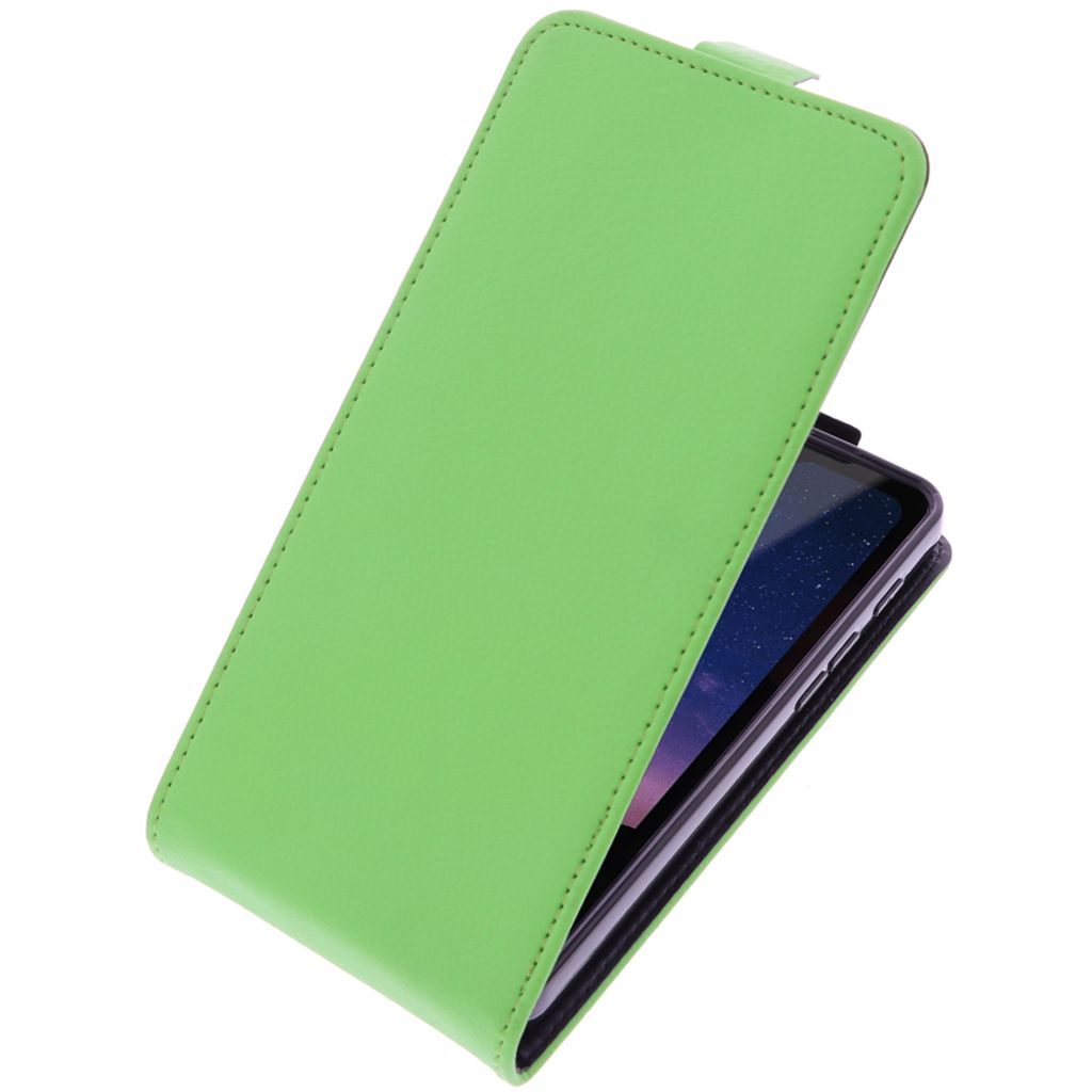 foto-kontor Tasche kompatibel mit CAT S75 Schutzhülle grün Smartphone Flipstyle Schutz Hülle Handyhülle Case Flip Cover Handytasche Klapphülle...